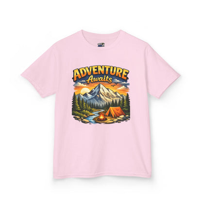 Kids Heavy Cotton™ Tee Adventure Awaits