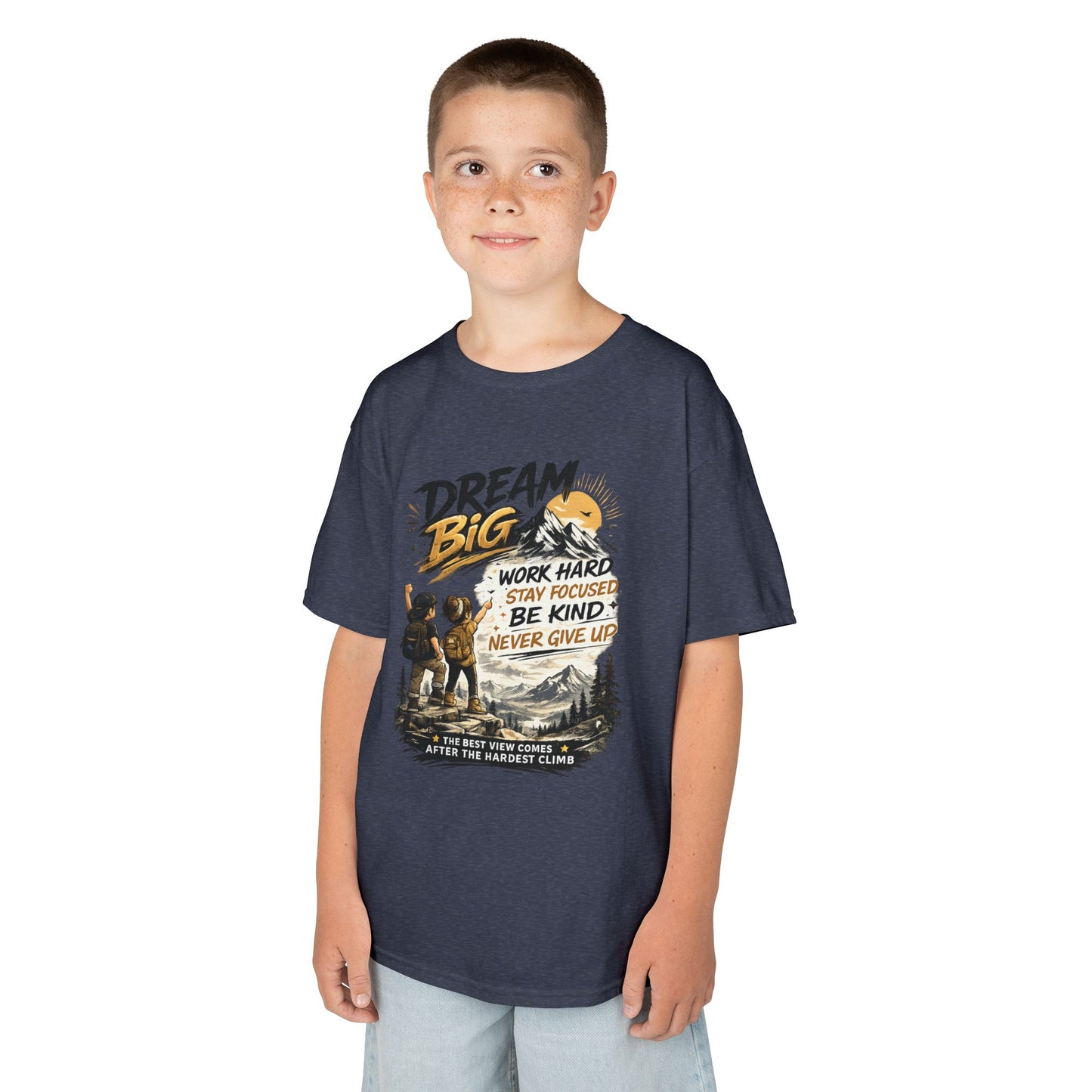 Kids Heavy Cotton™ Motivational T shirt