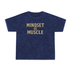 Mindset is Muscle. Unisex Vintage Mineral Wash Tee