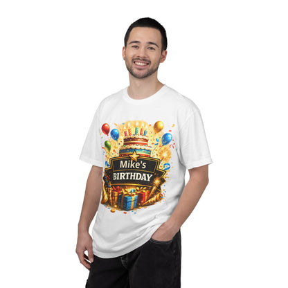 Custom Name Birthday T-Shirt – Get Up Show Up Never Give Up
