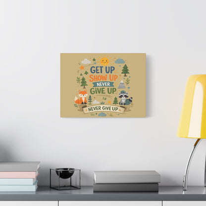 Kids Inspirational Canvas Wall Art – Premium Motivational Canvas Print for Bedroom, Playroom & Nursery Décor