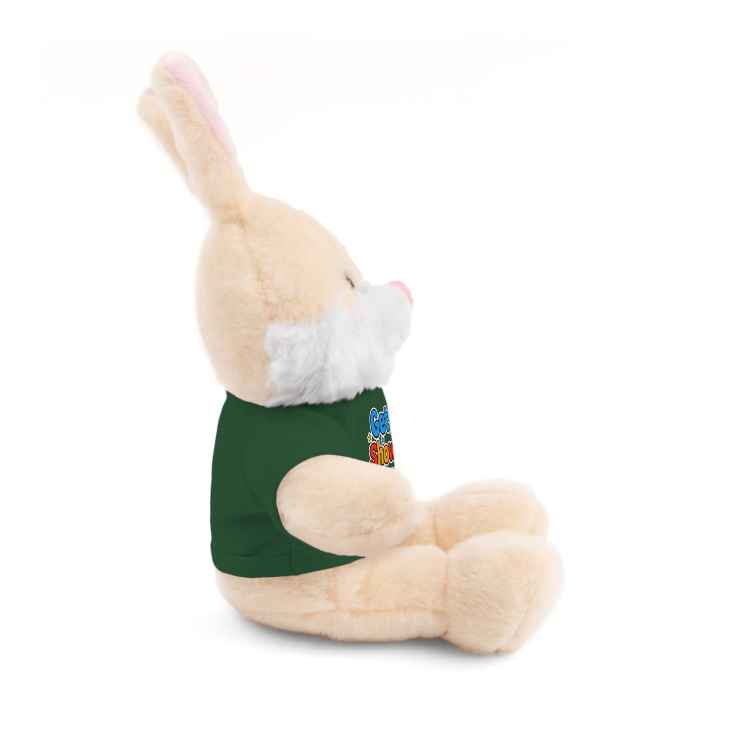 Stuffed Animals with Tee " Get Up Show Up Never Give Up"