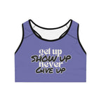 No Excuses Sports Bra – Train Hard, Stay Supported (Violet)