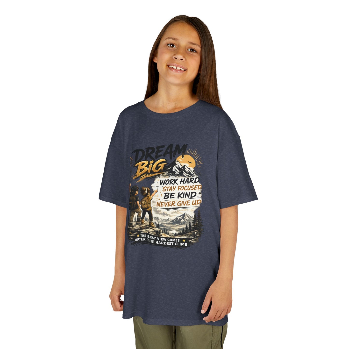 Kids Heavy Cotton™ Motivational T shirt