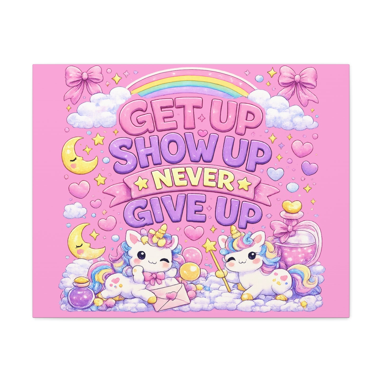 Kids Inspirational Canvas Wall Art – Premium Motivational Canvas Print for Bedroom, Playroom & Nursery Décor