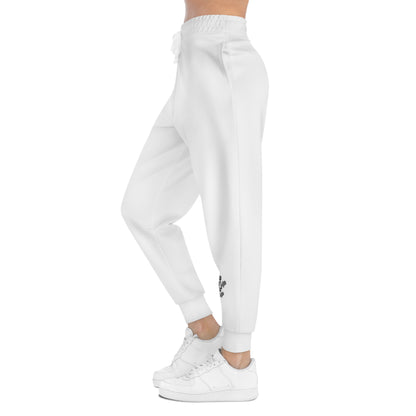 Elite Motivational UNISEX Joggers – Achieve in Comfort & Style (White)