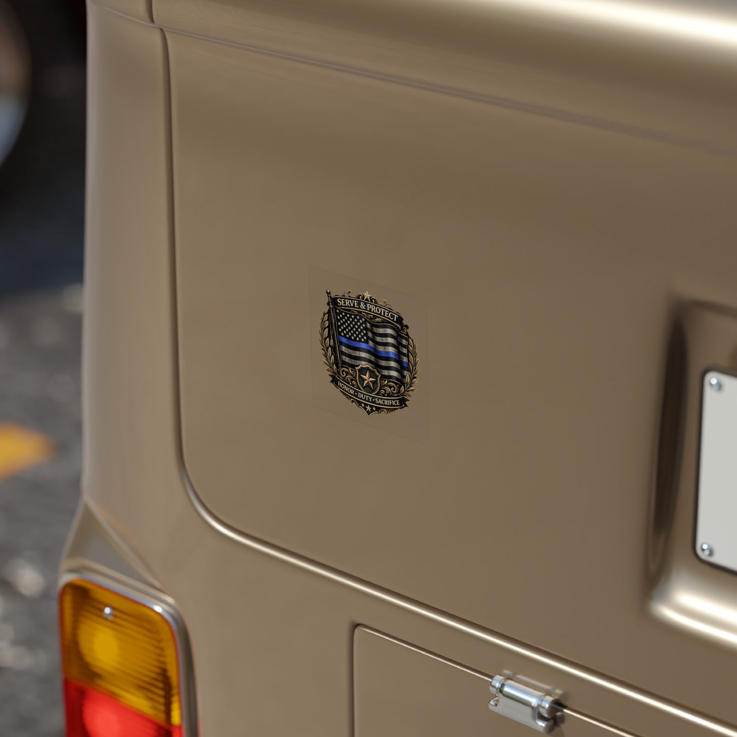 Blue Line Legacy Waterproof Sticker
