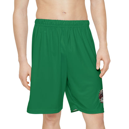 Relentless Performance Men’s Sports Shorts (Dark Green)