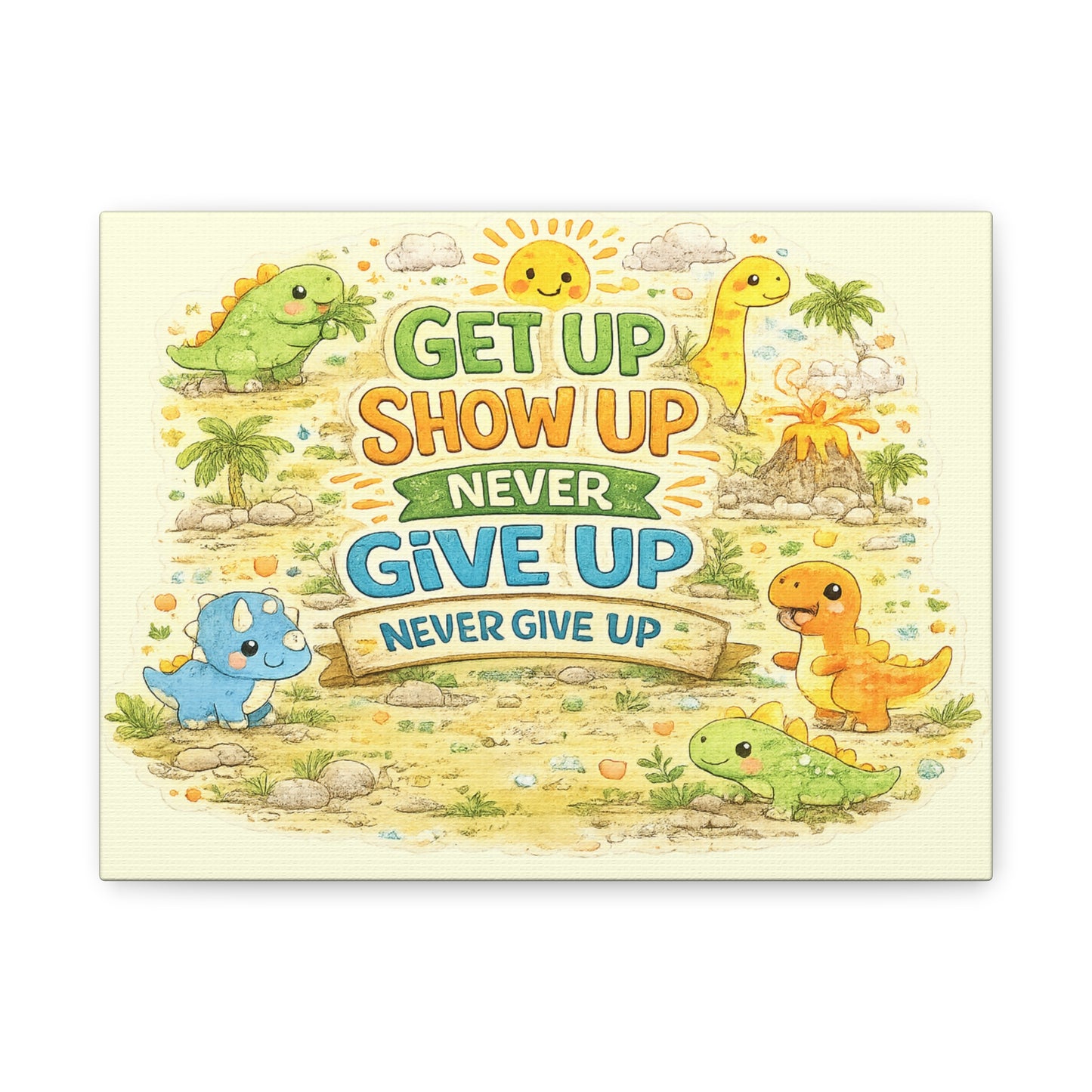 Kids Inspirational Canvas Wall Art – Premium Motivational Canvas Print for Bedroom, Playroom & Nursery Décor