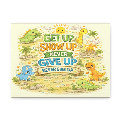 Kids Inspirational Canvas Wall Art – Premium Motivational Canvas Print for Bedroom, Playroom & Nursery Décor