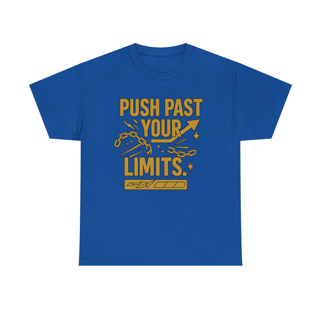 Push Past Your Limits. Unisex Heavy Cotton Tee