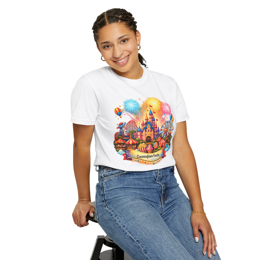 Customizable Name Graphic T-Shirt – for Disney Trips, Theme Park Vacations