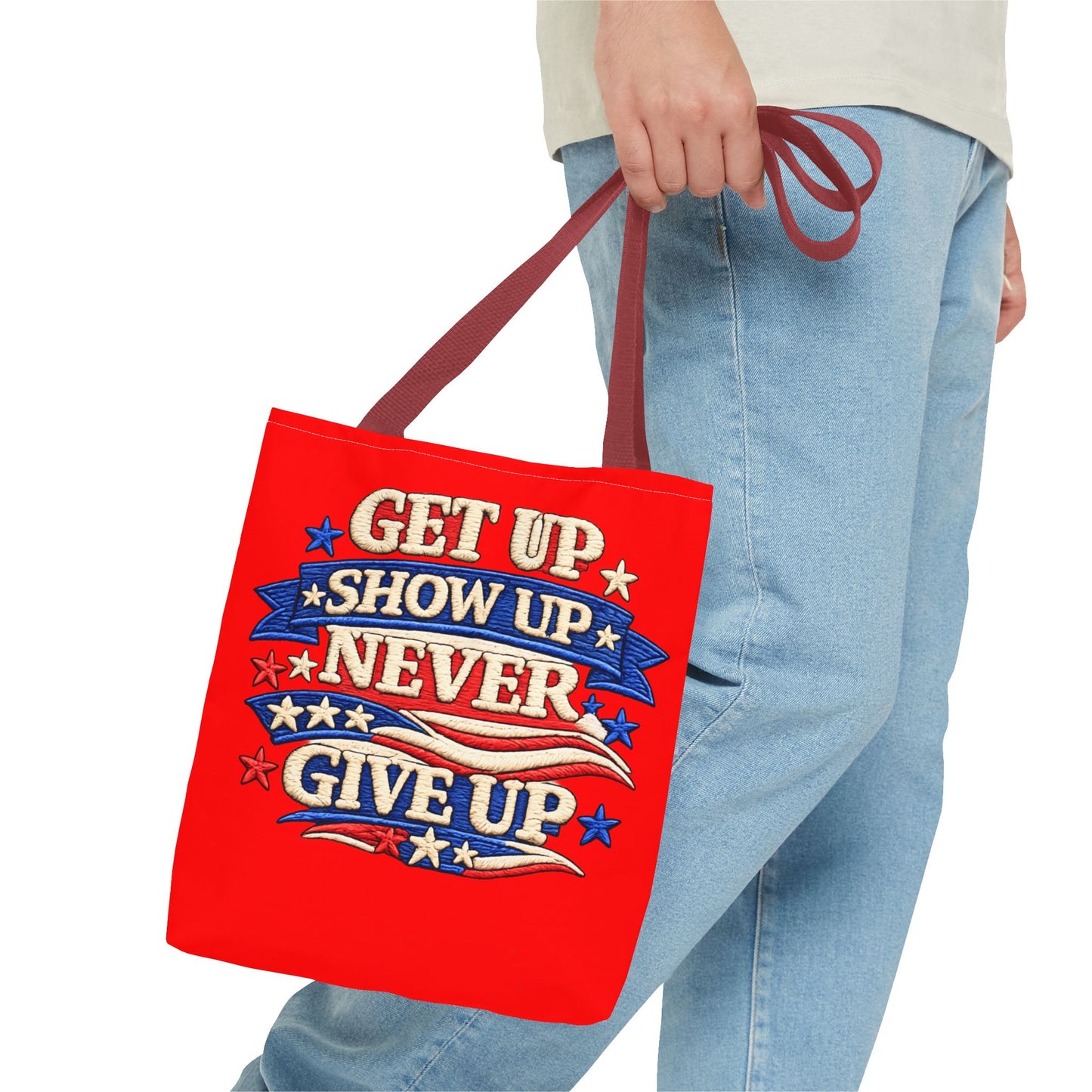 Patriotic 4th of July Tote Bag | Reusable American Pride Shopping Bag | USA Independence Day Beach, Grocery & Everyday Carry Tote
