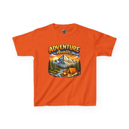 Kids Heavy Cotton™ Tee Adventure Awaits