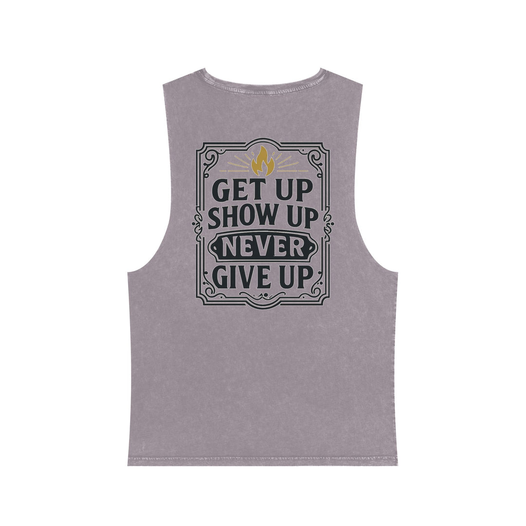 Built In Silence. Unleashed In Iron. Muscle tank