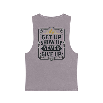 Built In Silence. Unleashed In Iron. Muscle tank