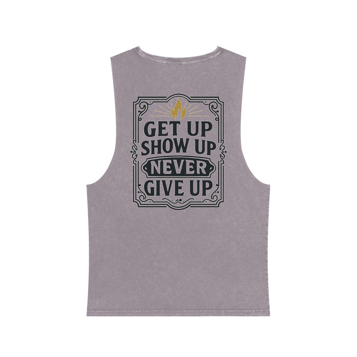 Built In Silence. Unleashed In Iron. Muscle tank