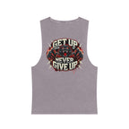 Weights first emotions later muscle tank
