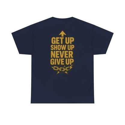 Discipline > Motivation. No Cap. Unisex Heavy Cotton Tee