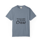 Custom Name & Age Birthday Crew T-Shirt – Personalized Group Shirt