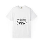 Custom Name & Age Birthday Crew T-Shirt – Personalized Group Shirt