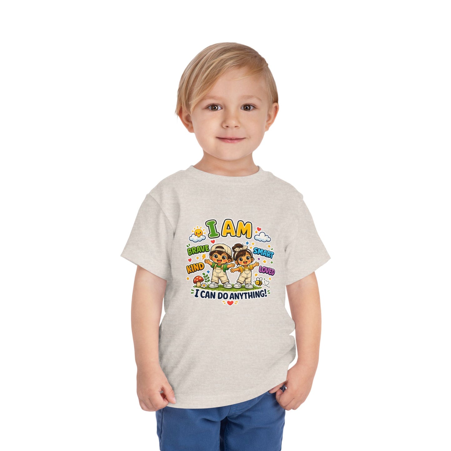 Toddler Motivational T-Shirt | Inspirational Kids Graphic Tee | Soft Cotton Toddler Shirt | Positive Mindset Children's Clothing | Everyday Comfort Tee