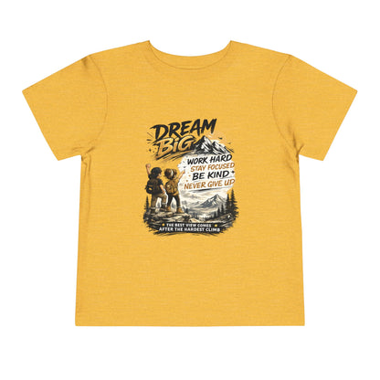 Toddler Motivational T-Shirt | Inspirational Kids Graphic Tee | Soft Cotton Toddler Shirt | Positive Mindset Children's Clothing | Everyday Comfort Tee
