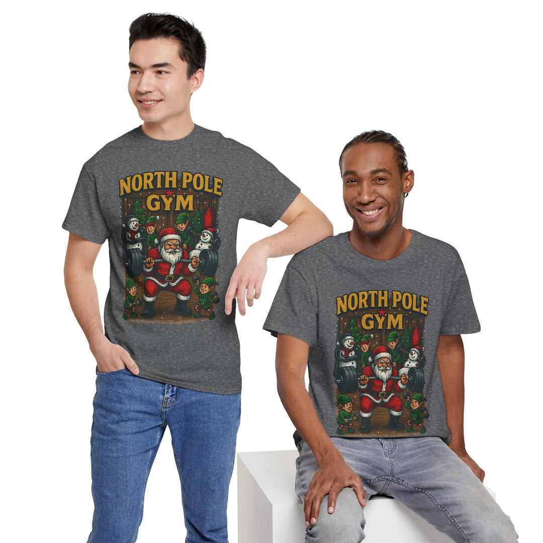 North Pole Gym. Unisex Heavy Cotton Tee