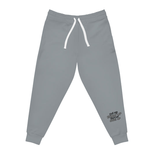 Elite Motivational UNISEX Joggers – Achieve in Comfort & Style (Gravel)