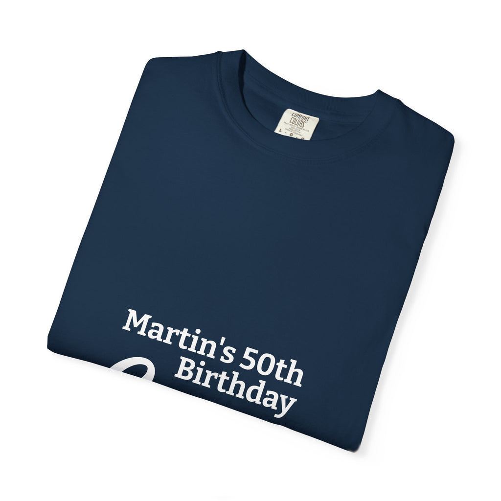 Custom Name & Age Birthday Crew T-Shirt – Personalized Group Shirt