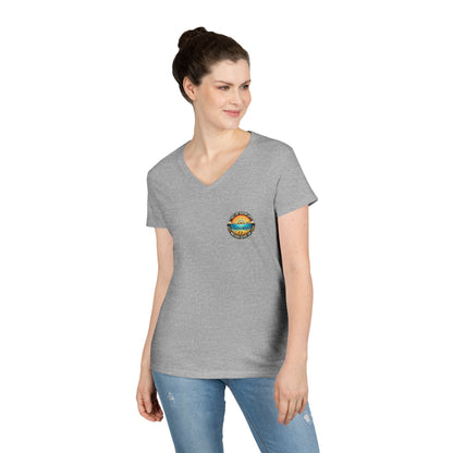 Women's V Neck-Strength in Motion