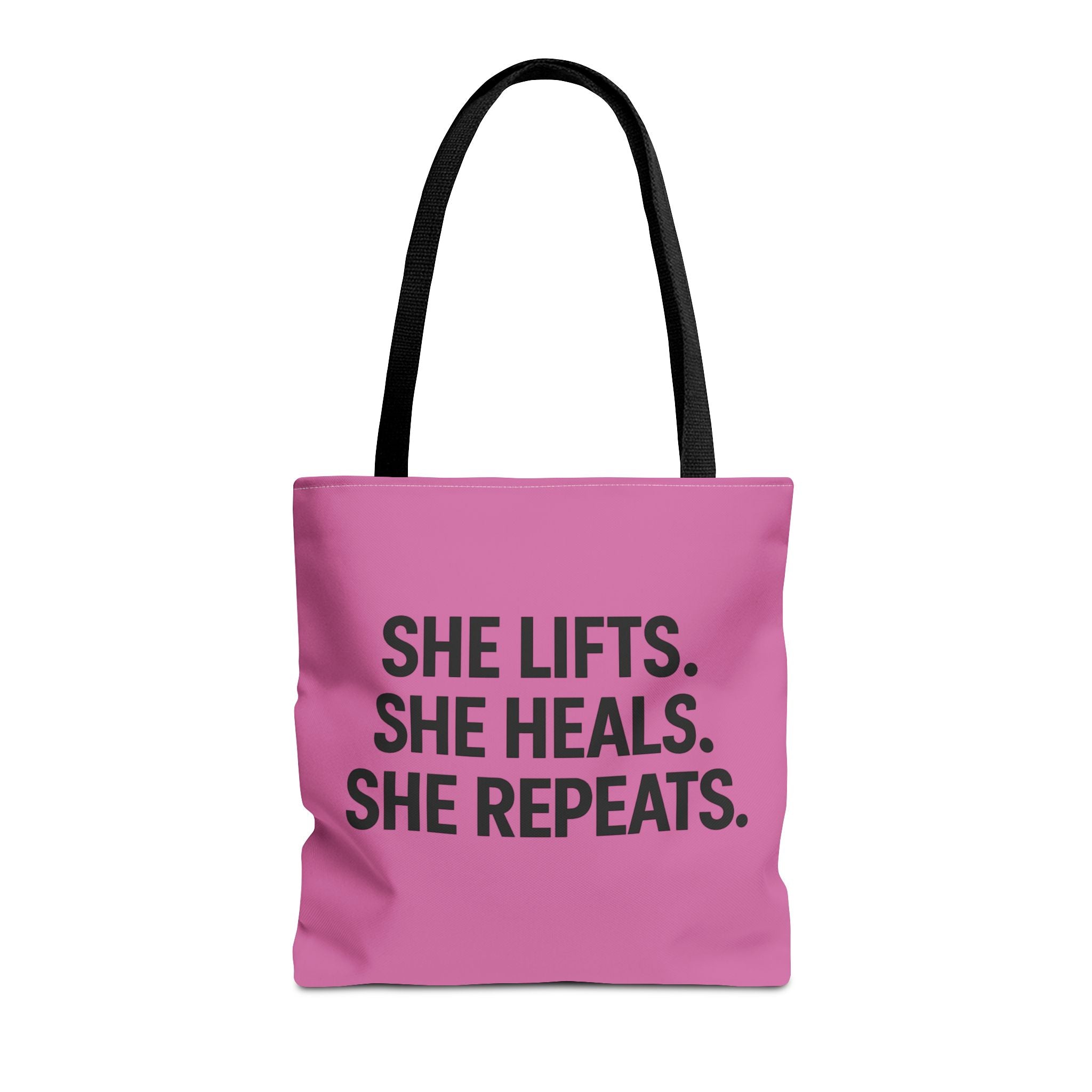 She Lifts. She Heals. She Repeats. Tote Bag