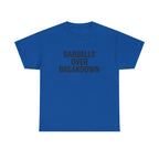 Barbells Over Breakdown. Unisex Heavy Cotton Tee