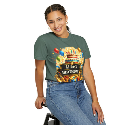 Custom Name Birthday T-Shirt – Get Up Show Up Never Give Up