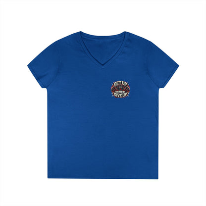 Women's V Neck-Strength in Motion