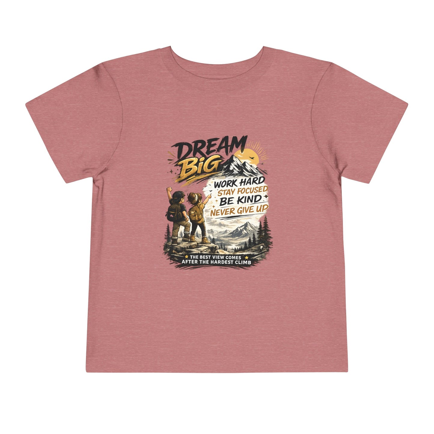 Toddler Motivational T-Shirt | Inspirational Kids Graphic Tee | Soft Cotton Toddler Shirt | Positive Mindset Children's Clothing | Everyday Comfort Tee