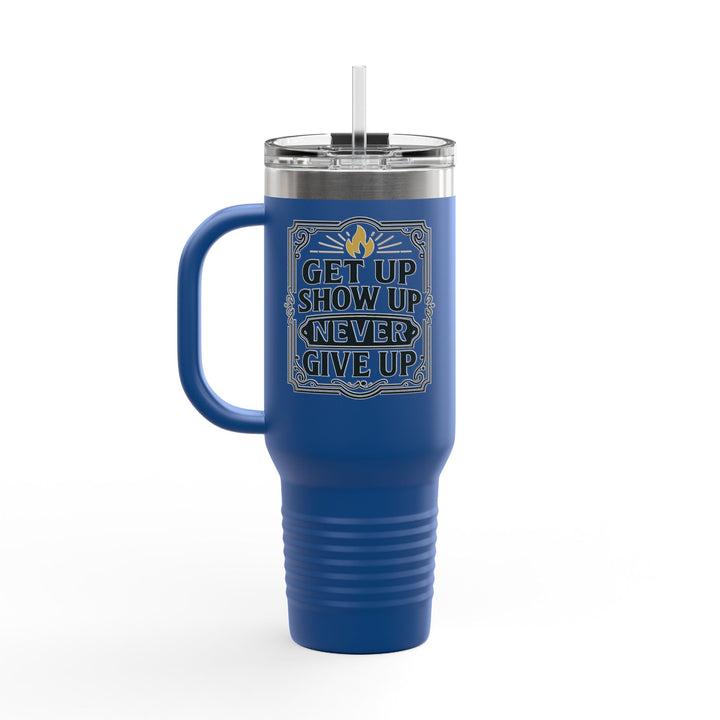 Discipline Outlifts Motivation Insulated Travel Mug, 40oz