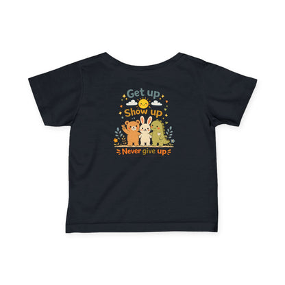 Infant Motivational Jersey T-Shirt | Soft Cotton Baby Graphic Tee | Inspirational Infant Shirt | Positive Message Baby Clothing | Cute Baby Outfit Gift
