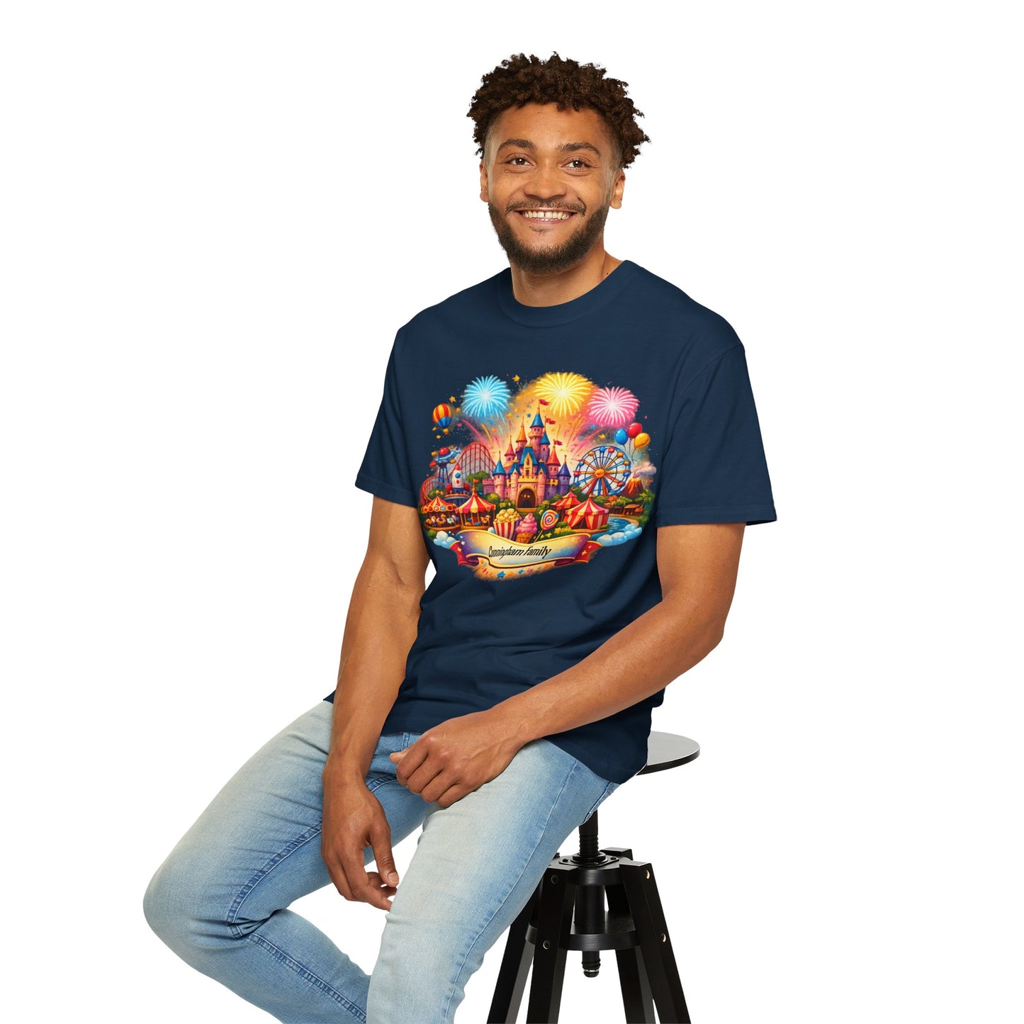 Customizable Name Graphic T-Shirt – for Disney Trips, Theme Park Vacations
