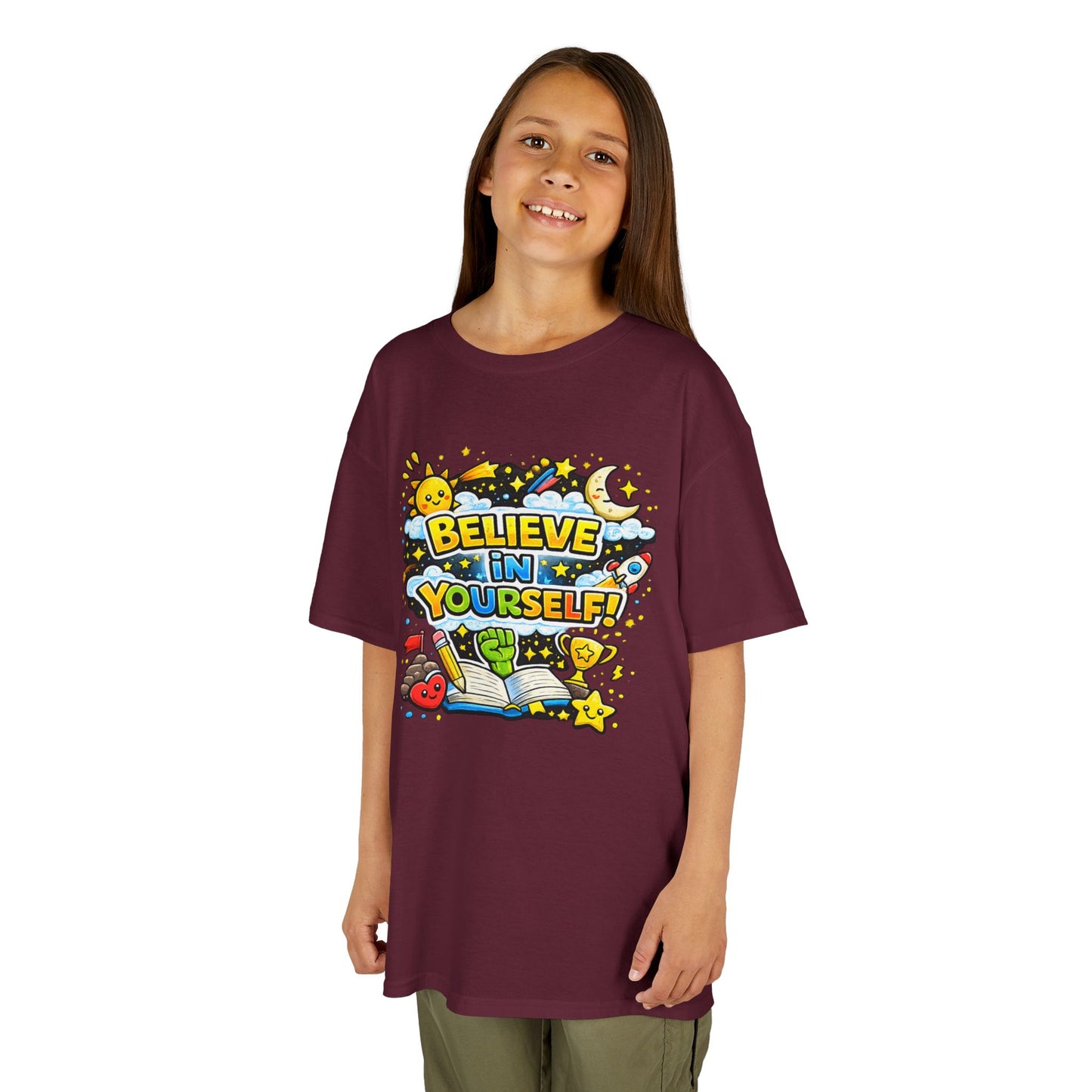Kids Heavy Cotton™ Motivational T Shirt