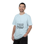 Custom Name & Age Birthday Crew T-Shirt – Personalized Group Shirt