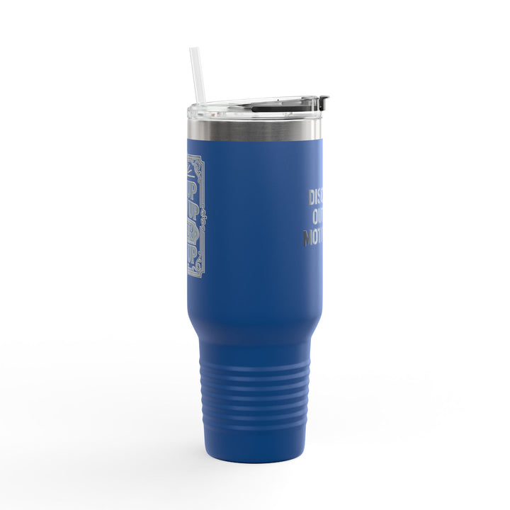 Discipline Outlifts Motivation Insulated Travel Mug, 40oz