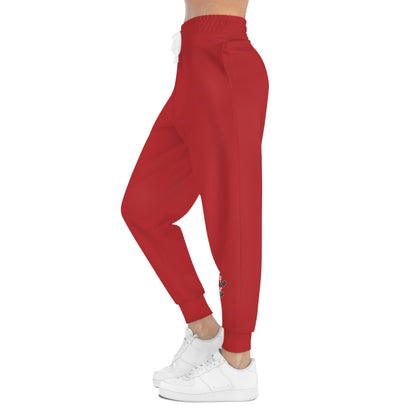 Elite Motivational UNISEX Joggers – Achieve in Comfort & Style (Red)