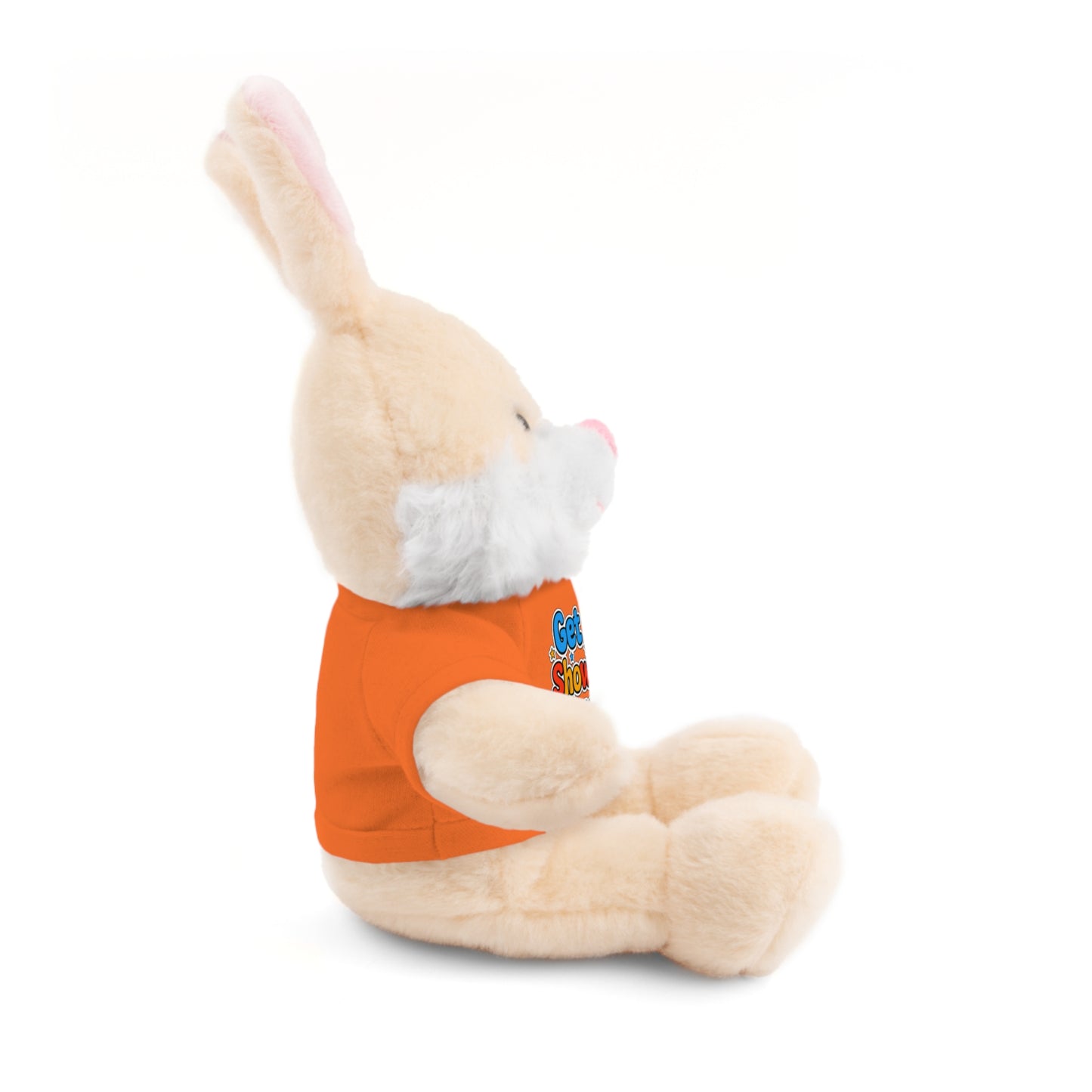 Stuffed Animals with Tee " Get Up Show Up Never Give Up"