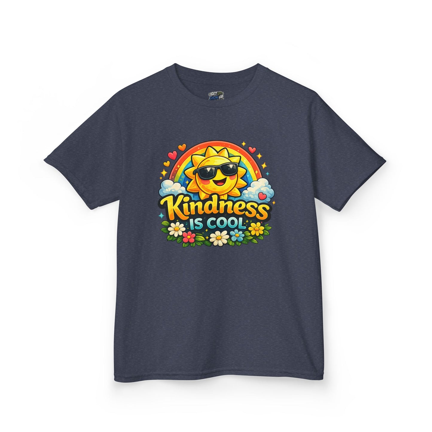 Kids Heavy Cotton™ Tee "Kindness is Cool"