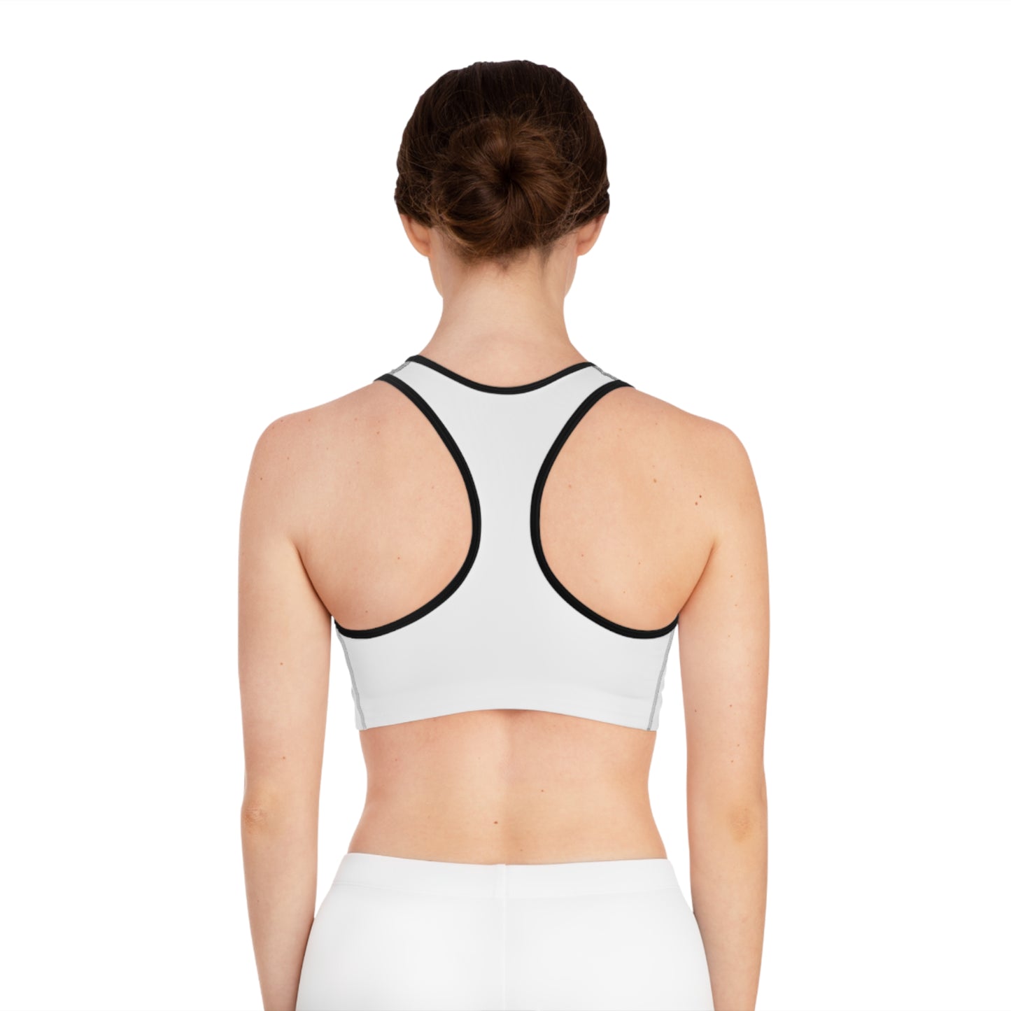 No Excuses Sports Bra – Train Hard, Stay Supported (White)
