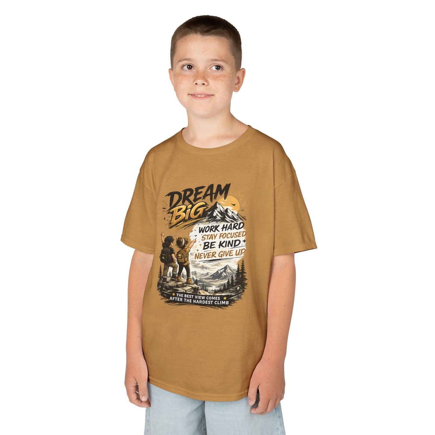 Kids Heavy Cotton™ Motivational T shirt