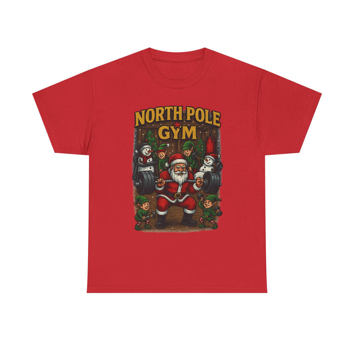 North Pole Gym. Unisex Heavy Cotton Tee