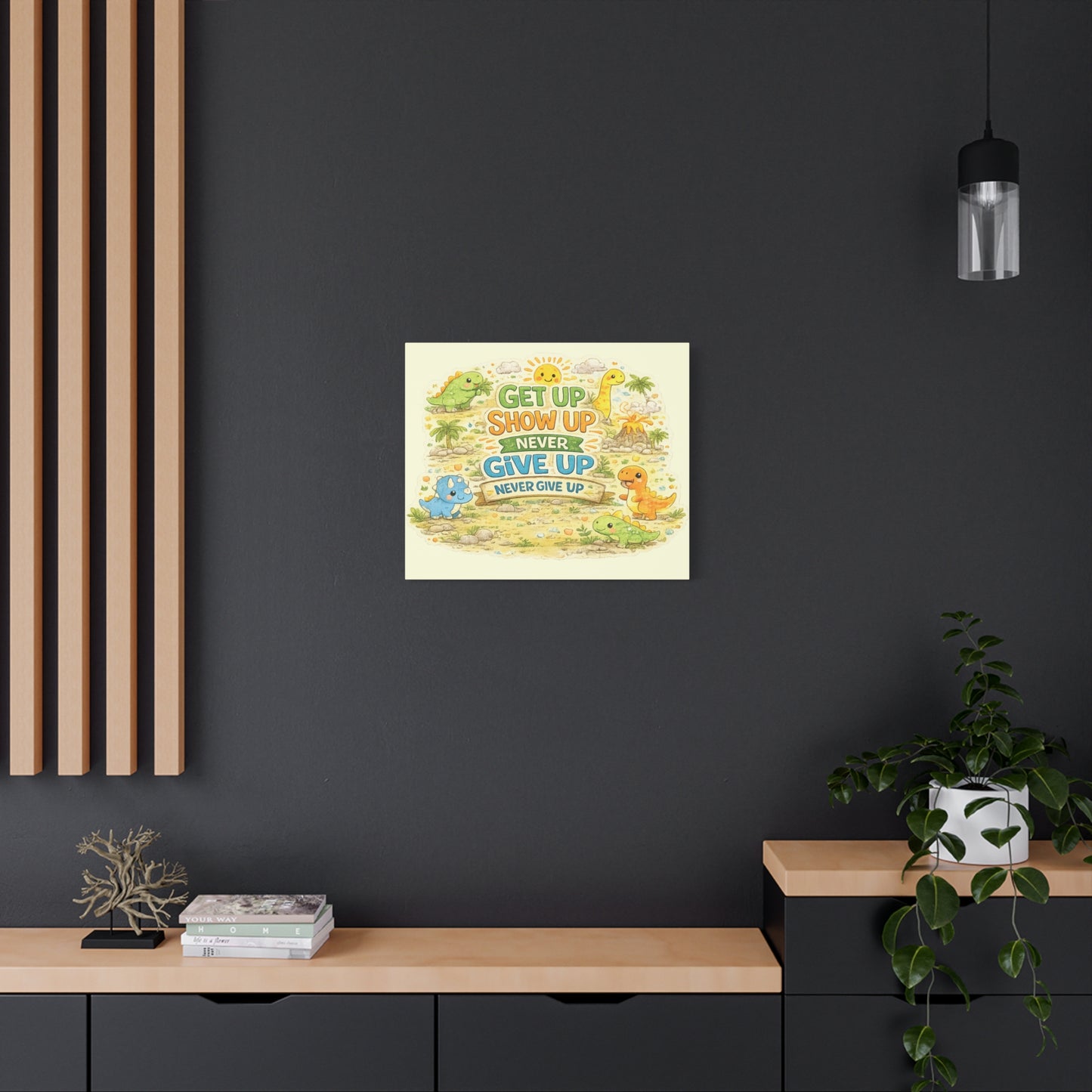 Kids Inspirational Canvas Wall Art – Premium Motivational Canvas Print for Bedroom, Playroom & Nursery Décor
