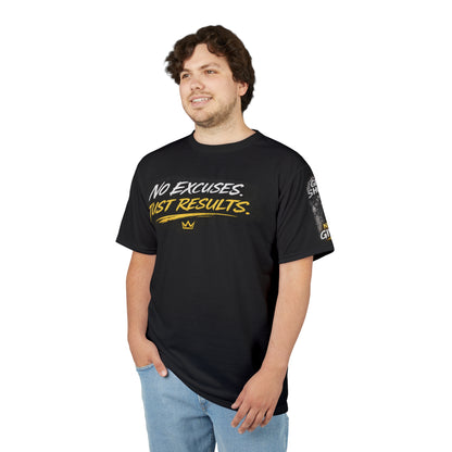 No Excuses Just Results Motivational Unisex T-Shirt